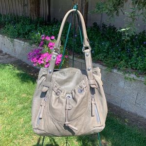 B. Markowsky Soft Leather Shoulder Bag Purse